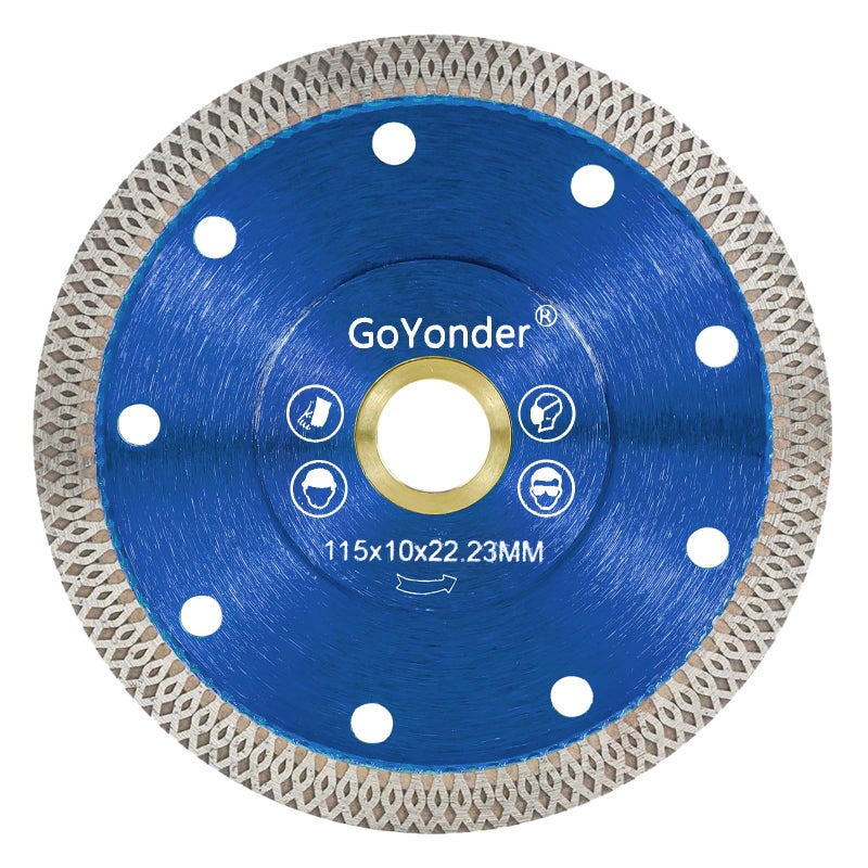 GoYonder 4.5 Inch Tile Blade, Super Thin Diamond Saw Blade for Cutting Porcelain Tiles, Granite Marble Ceramics (4.5") - Image 1
